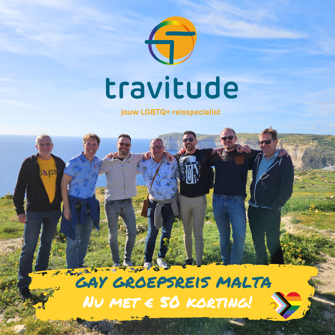 Travitude Gay Groepsreis Malta!